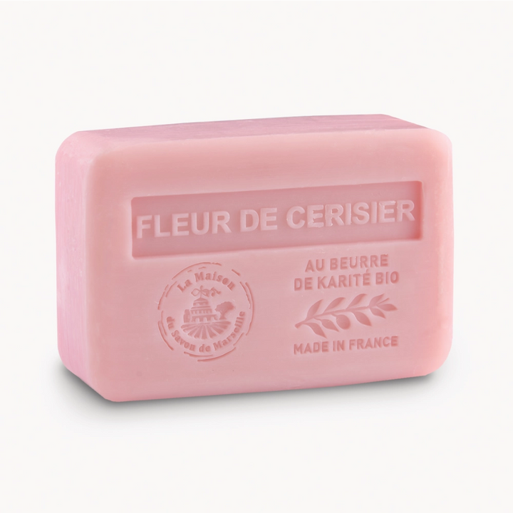 Cherry Blossom  scented solid soap - With organic shea butter 250g (filmed)