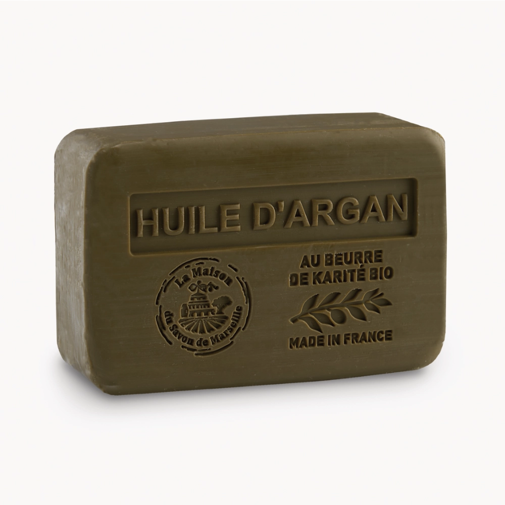 Argan oil scented solid soap - With organic shea butter 250g (filmed)