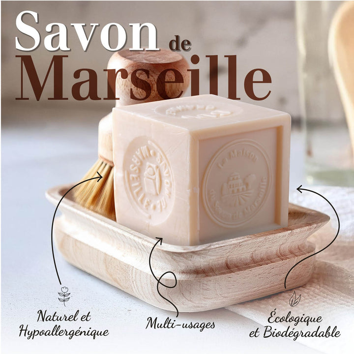 The benefits of white Marseille soap in block form
