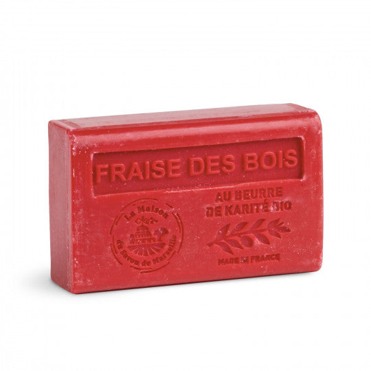 Wild strawberry scented solid soap