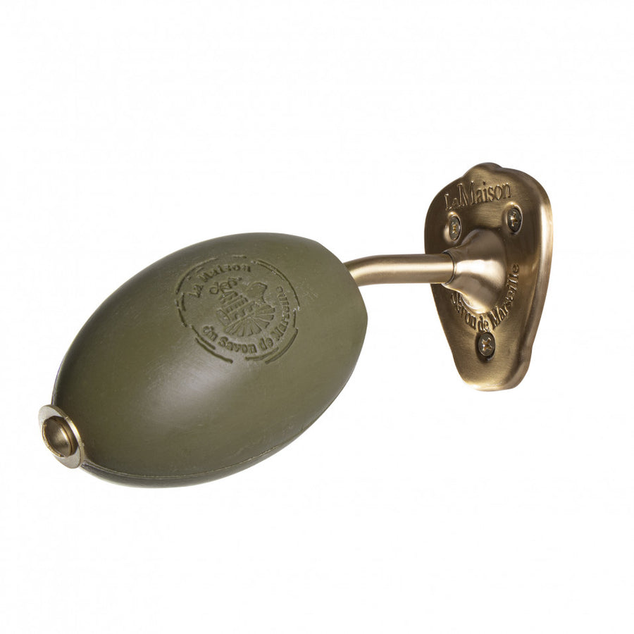 Wall-mounted brass soap dish