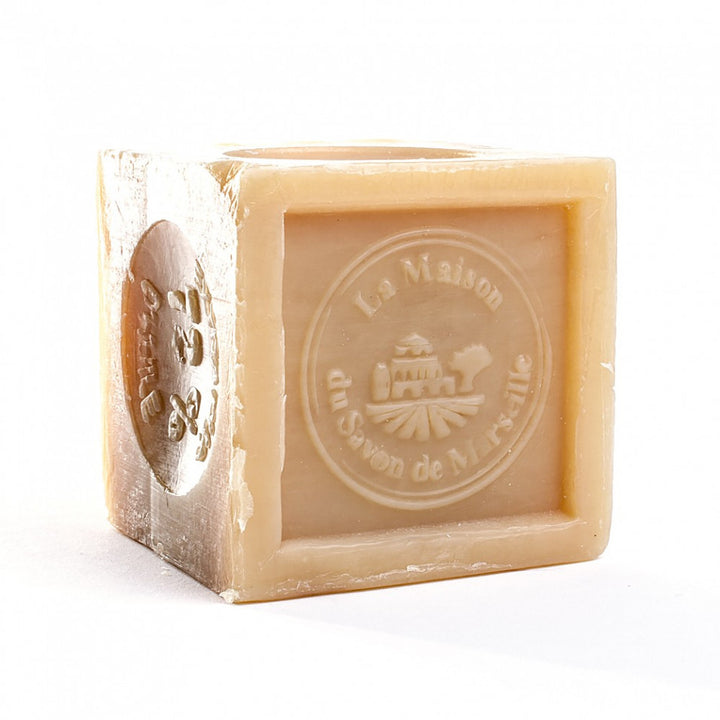 White Marseille soap cube 300g