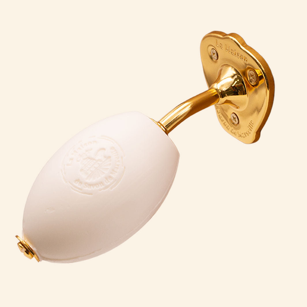 Jabonera de pared para jabón escolar - Oro