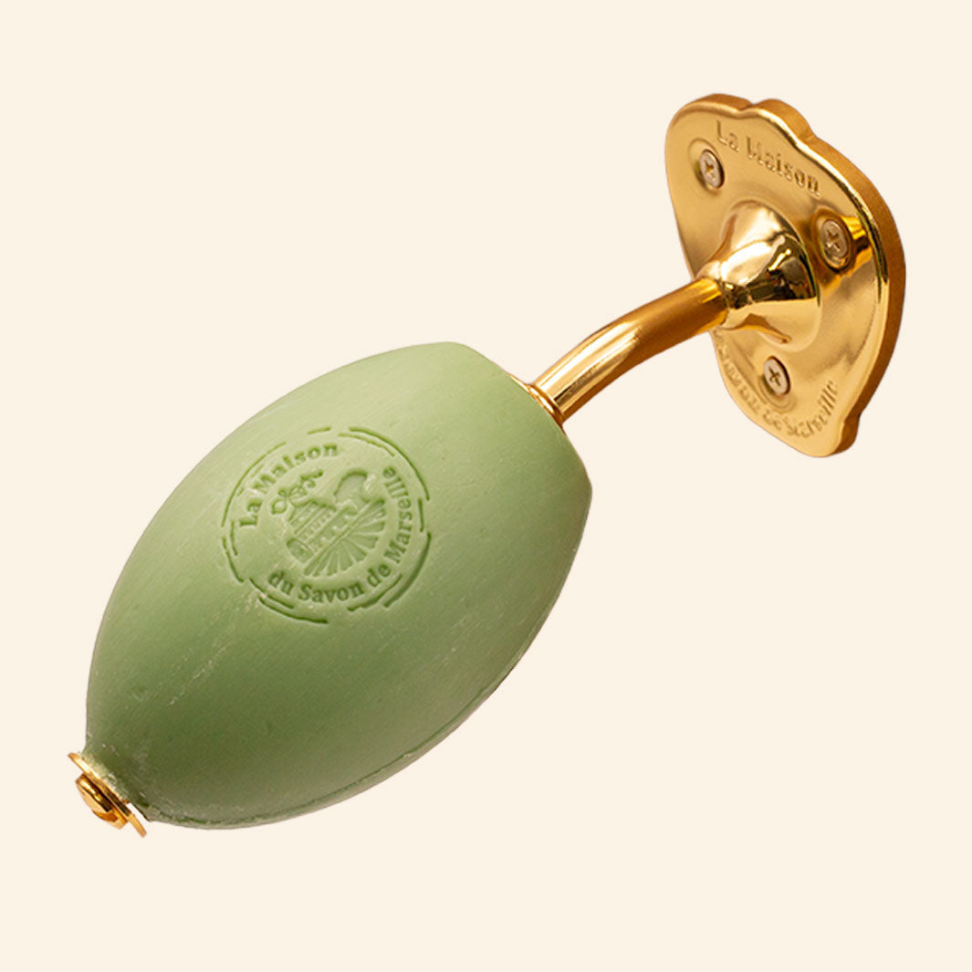 Jabonera de pared para jabón escolar - Oro