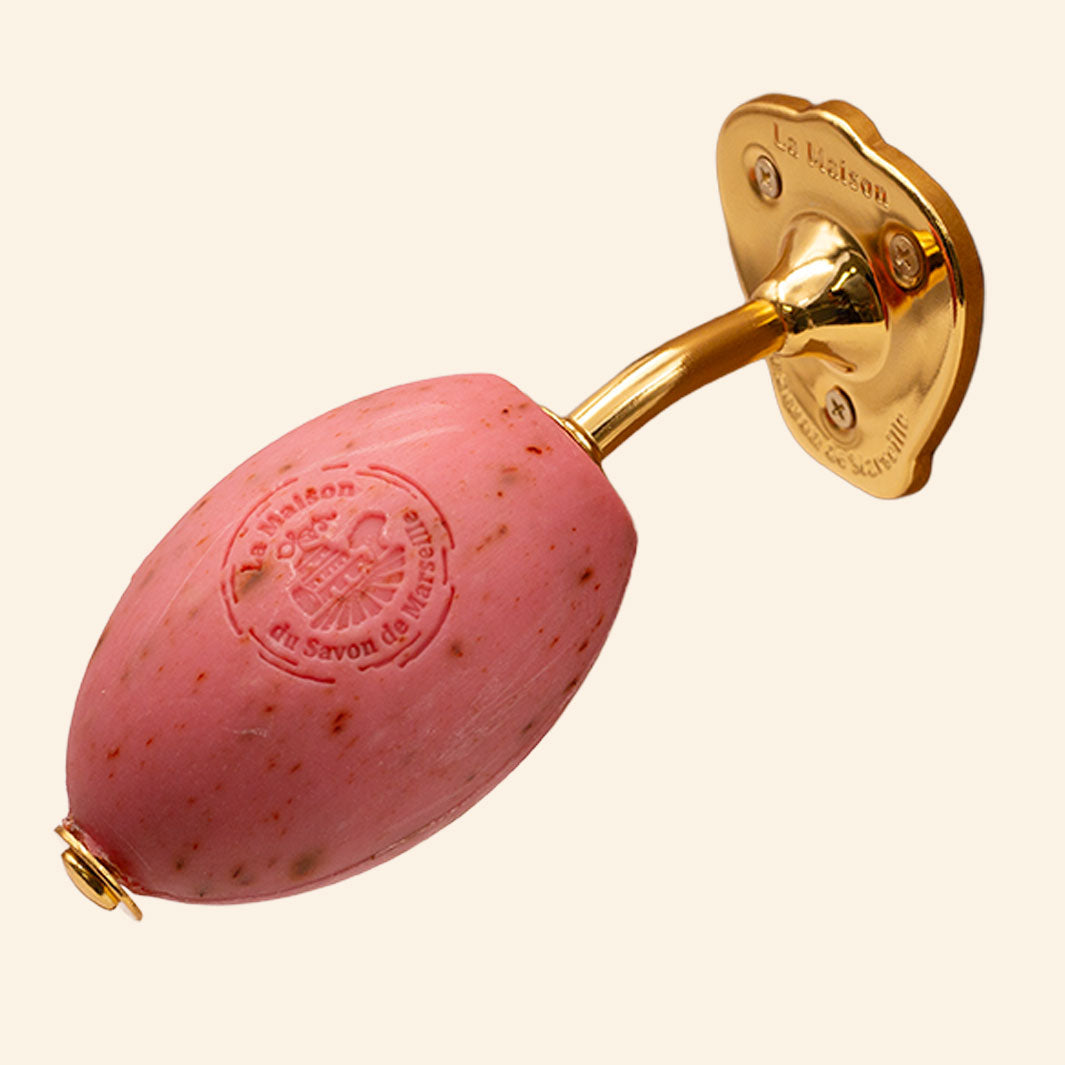 Jabonera de pared para jabón escolar - Oro