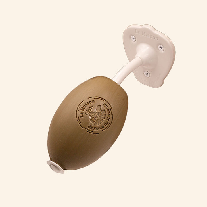 Jabonera de pared para jabón escolar - Lacado blanco