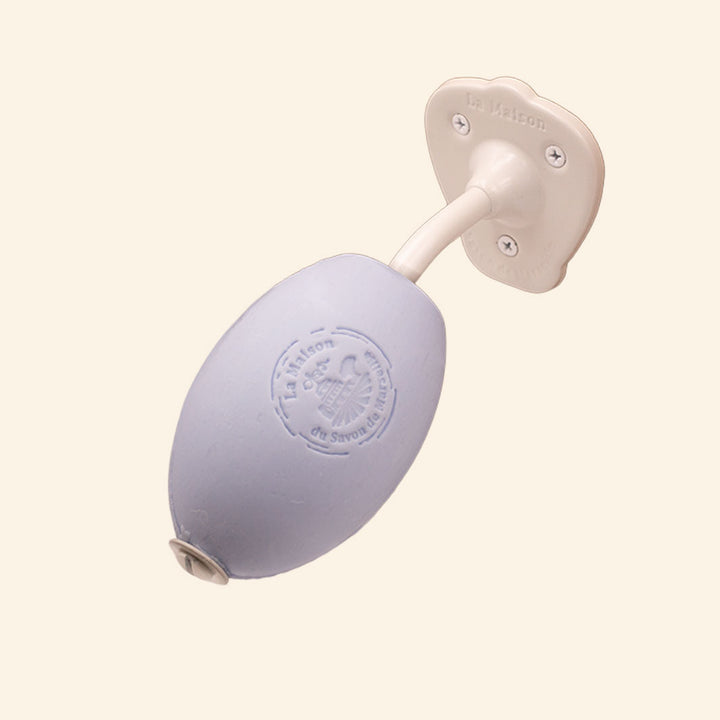 Jabonera de pared para jabón escolar - Lacado blanco