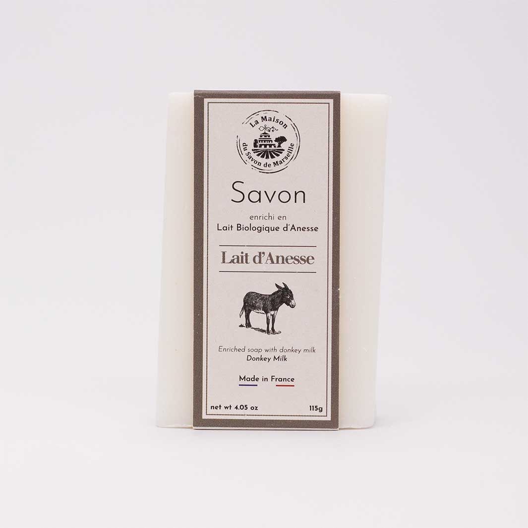 Jabón sólido de leche de burra - Enriquecido con leche de burra 115g