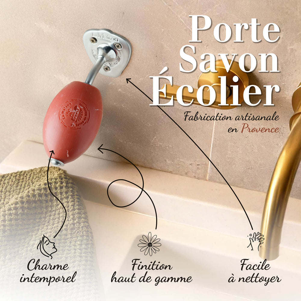 Práctico jabonero escolar de latón