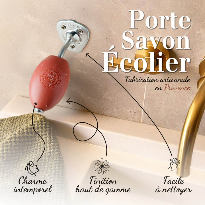 Práctico jabonero escolar de latón