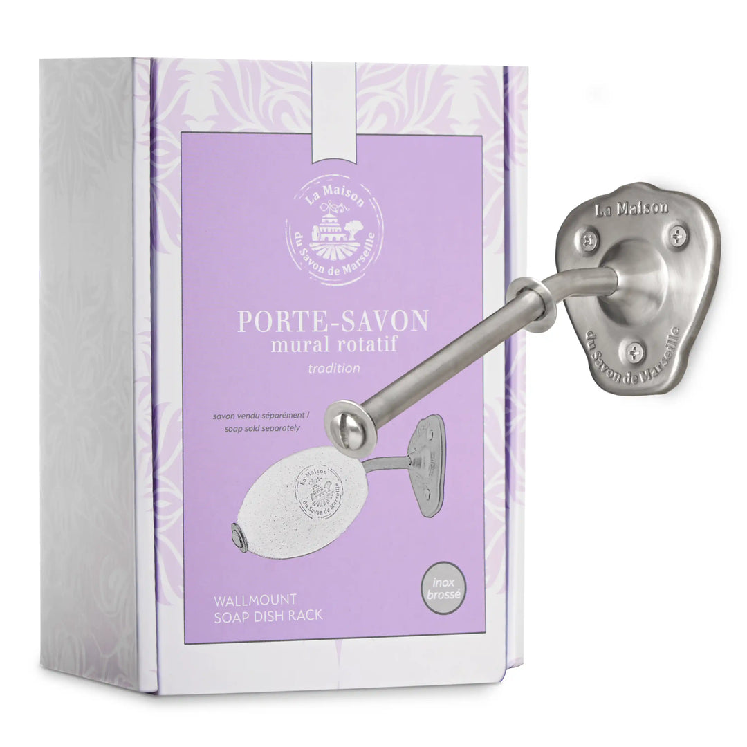 Jabonera de pared - Acero inoxidable cepillado