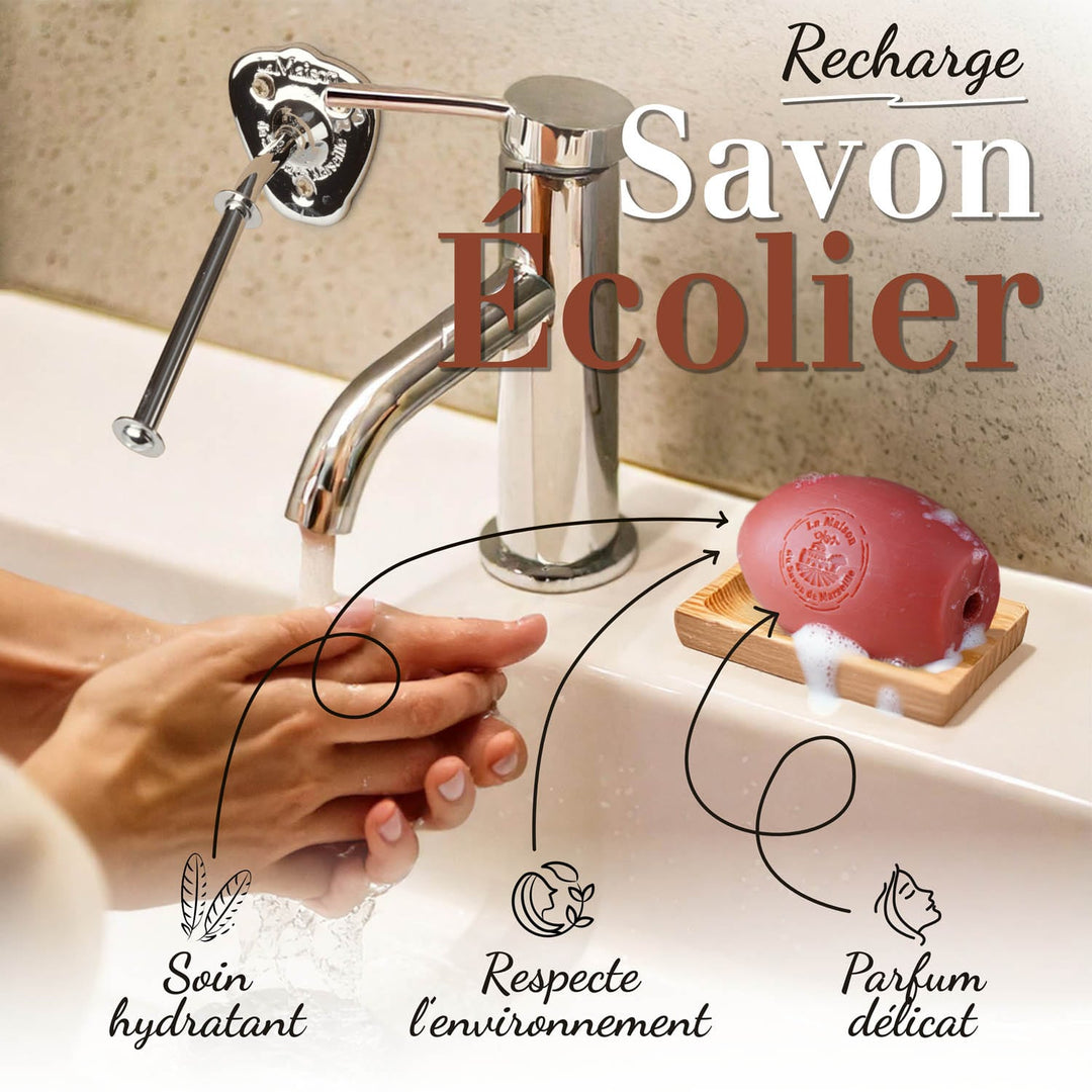 Recambio de jabón para soporte mural escolar