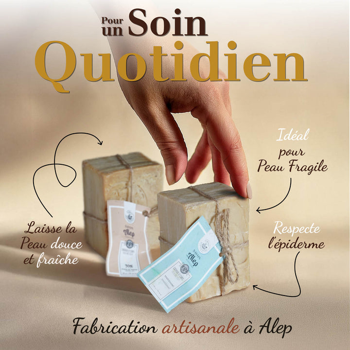 Jabón sólido tradicional de Alepo 200 g